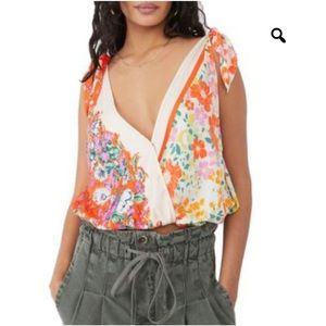 Free people tied to you tank top
